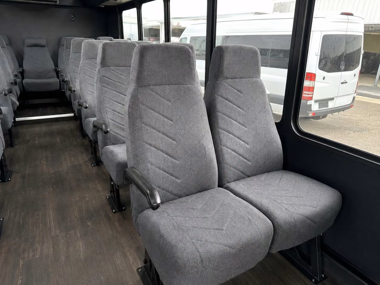 15 35 passenger minibus interior